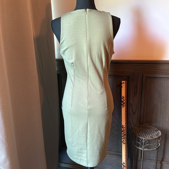 Kardashian collection body con with faux leather.  Size Large - Picture 3 of 5